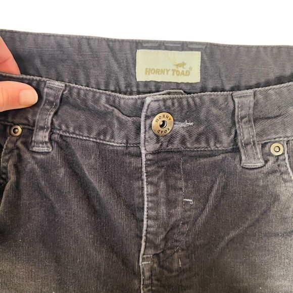 Vtg Horny Toad (old Toad&Co name) sz 8 brown Corduroy bootleg y2k - Picture 3 of 16